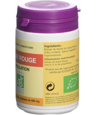 Organic Red Vine - 30 Capsules - For Better Blood Circulation - Buy Online on GoSupps.com