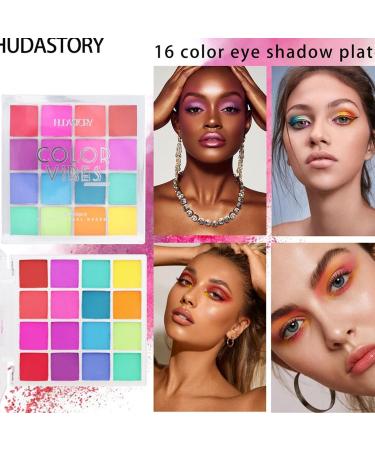 Blendable Eye Shades Smudge-Proof Eyeshadow Palette 16 Colors Matte Eye Shades Women Face Makeups for Home Gathering Working Shopping Dating Traveling - Buy Online on GoSupps.com