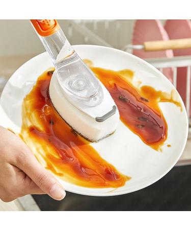 Kitchen Dish Scrub Brush | Dish Scrub Brush - Long-Lasting Sturdy Ergonomic Kitchen Brush Effective Household Cleaning Tools - Buy Online on GoSupps.com
