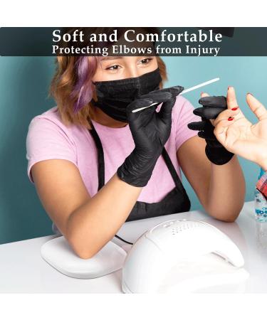 Nail Arm Rest Elbow Cushion - Microfiber Leather Hand Rest Pad for Nail Techs - White - Buy Online on GoSupps.com