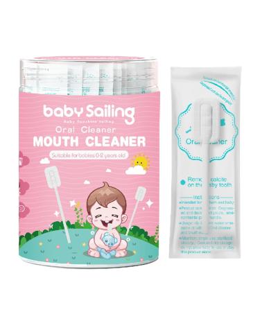 Ghirting mouth cleaner for babies mouth cleaner for babies |30 pieces of tongue cleaner-skim-gauze oral tongue gauze toothing meat schreiner stick more convenient and flexible tongue cleaner for the dental and grasping