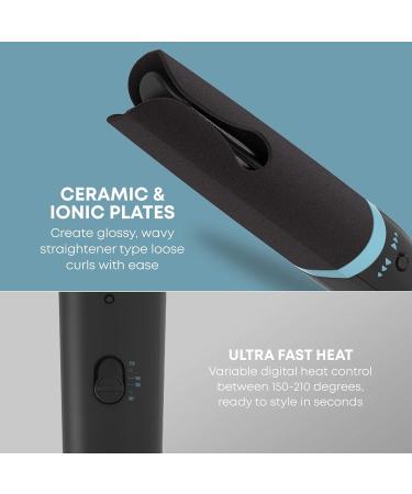 Revamp ProGloss Auto Wave & Curl - Automatic Curling Iron for Large & Small Curls with Ion Technology Temperature Control & Auto Shut-Off - Black - Buy Online on GoSupps.com