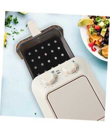 Alipis 1pc Air Fryer Pad Airfryer Air Fryers Round Baking Pan Reusable Kitchen Supply Placemat Food Grade 19X19X0.2cm Black - Buy Online on GoSupps.com