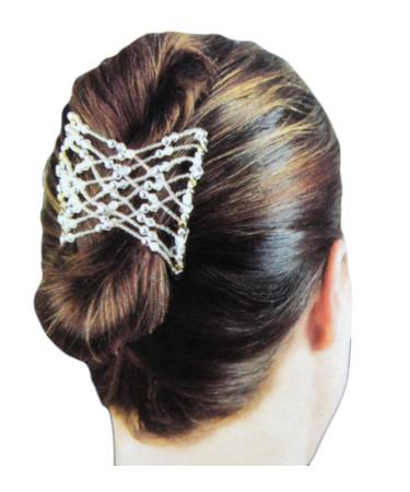 2in1 Hairstyle Aid & Hair Jewelry Set - Twister Ponytail Clasp Hair Band Clip Bun Maker in Brown & Black - Perfect for Stylish Updos | International Shipping Available - Buy Online on GoSupps.com