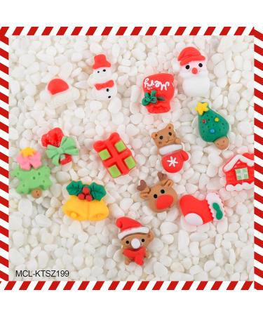 FEIlei 1Bag Resin Christmas Charms Christmas Flatback Decoration Ornaments for Nail Art Craft Making DIY Crafts - Buy Online on GoSupps.com