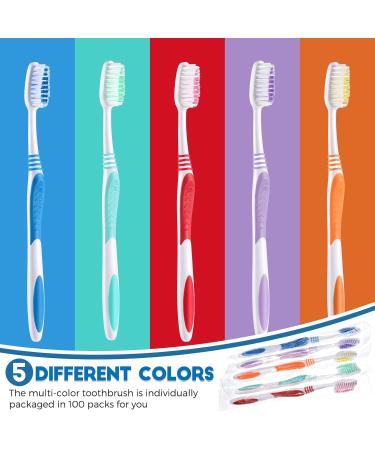 Buy Individually Wrapped Travel Toothbrushes - Soft Bristles Disposable for Hotels & Guests | Multi-Color Options Available - Buy Online on GoSupps.com