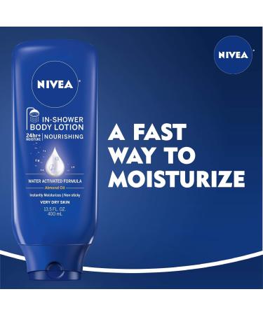 NIVEA Nourishing In Shower Lotion - Body Lotion for Dry Skin | 13.5 Fl Oz - International Shipping Available - Buy Online on GoSupps.com