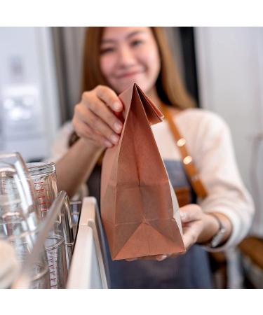 3 lb Strong & Durable Kraft Paper Bags by MT Products - 100 Count | Ideal for Groceries | Keeps Food Fresh | Bulk Brown Paper Sacks - Buy Online on GoSupps.com