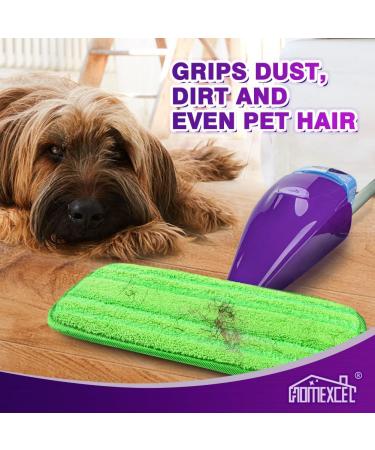 HOMEXCEL Microfiber Mop Pads - Reusable & Washable Swiffer WetJet Refills (Pack of 2) - Buy Online on GoSupps.com
