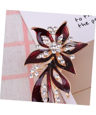 FRCOLOR Hairpin Womens Hair Accessories Flower Crystal Hair Clips Hair Clamps Crocodile Clips Hair Beak Hair Alligator Hair Grip Rhinestone Headpiece France Banana Miss - Buy Online on GoSupps.com