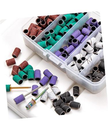 PLAFOPE 1 Set Nail Polish Set Nail Grinding Sanding Bits for Nail Drill Nail Tools Nail Polishing Band Sanding Bands for Nail Mandrel Bit for Nails Nail Bits Manicure Polishing Tape Alloy - Buy Online on GoSupps.com