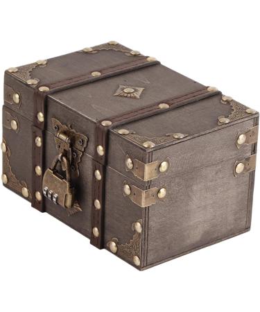 Vintage Wooden Jewelry Organizer Box with Lock | Eco-Friendly Touch Jewelry Storage for Women & Girls - Buy Online on GoSupps.com