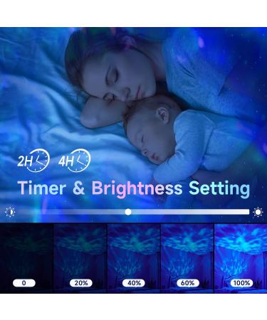 Galaxy Projector Star Light LED Ceiling Starry Skylight Night Sea Starlight Ocean Wave Space Music Projection Lamp Kid Bedroom Decoration Nursery Room Decor Teen Adult Boy Girl Birthday Gifts Remote - Buy Online on GoSupps.com