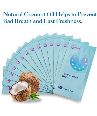 Sensitivity-Friendly Coconut Whitening Strips for Effective Teeth Stain Removal - Buy Online on GoSupps.com
