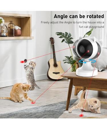 Heepdd Automatic Cat Laser Toy | USB Motion Activated Interactive Toy for Indoor Cats and Dogs - Buy Online on GoSupps.com
