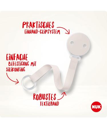 NUK Disney Mickey Mouse Soother Band & Clip | Resilient, Shatter-Proof All Soothers - Buy Online on GoSupps.com