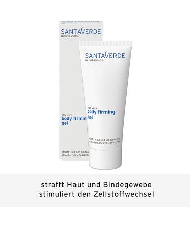 Santaverde Body Firming Gel - Hydrating & Refreshing 100% Vegan Aloe Vera Gel for All Skin Types | Strengthens Collagen Support Tissue - 100ml - Buy Online on GoSupps.com