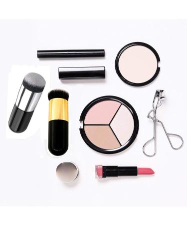 Foundation Brush 2 Pcs Kabuki Makeup Travel Powder Brush for Blending Liquid Cream or Flawless Powder Cosmetics - Buy Online on GoSupps.com
