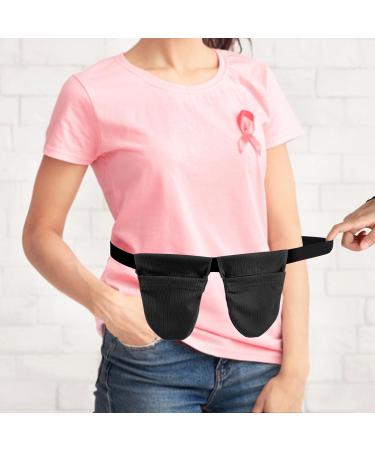Thinp Mastectomy Drain Holder - Adjustable Shower Bag for Recovery | Must-Have Tummy Tuck & Mastectomy Supplies (Black - Buy Online on GoSupps.com