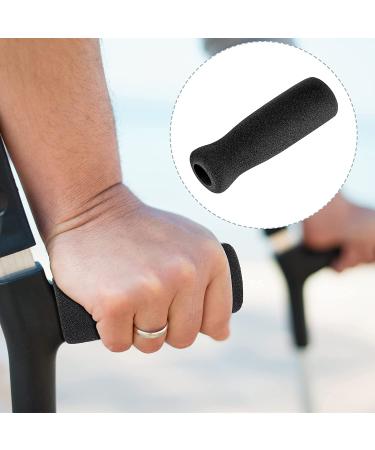 Cane Grip Replacement Foam Handlebars - 4 Pack Black - 4.53 x 0.98 x 0.98 Inch - Buy Online on GoSupps.com
