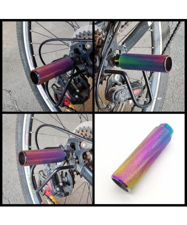 Mantain 4 Pcs Aluminum Alloy Bike Pegs, Anti-Skid, Dazzle Color Surface, Fit 3/8 inch Axles - Buy Online on GoSupps.com