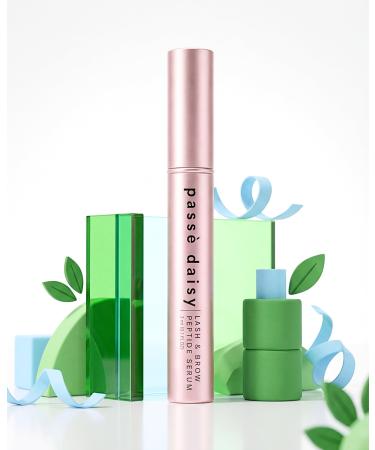 Pass Daisy Eyelash Growth Support Serum, Promotes Fuller & Longer Lashes, Korean Skincare Driven Multi Peptide Infused Formula, Includes Biotin, Vitamins, Fragarence Free, Advanced Nourishment