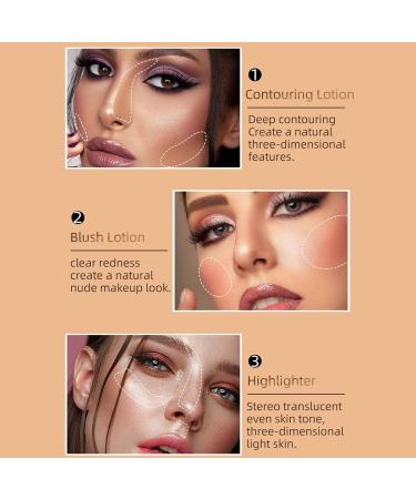 Liquid Stick - Contouring Stick Contouring Creme - Highlighter Stick Blush For Cheeks - Liquid Contour Beauty Wand - Highlighter Contour Blush - Buy Online on GoSupps.com