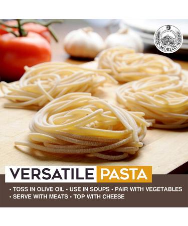 Morelli Busiate Pici and Bucatini Organic Pasta Variety Pack - Imported Italian Sampler - 3-17.6 oz Packages of Gourmet Pasta from Italy - Buy Online on GoSupps.com