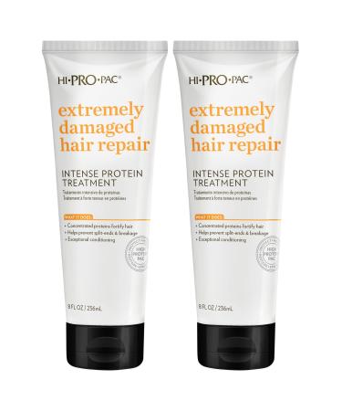 Hi-Pro-Pac Extremely Damaged Hair Repair - 8 fl oz - Intense Protein Treatment Hair Masque - Deeply Conditions Hair  Fortifies Hair  and Helps Prevent Split Ends and Hair Breakage
