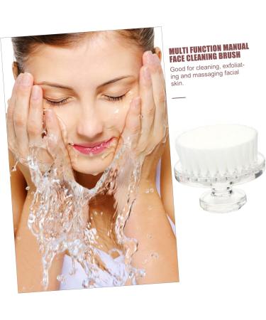 HONMEET Cleansing Brush Face Cleaning Kit Facial Brush Handheld Face Brush Silicone Face Cleaner Electric Face Brush Face Scrub Brush Pore Scrubber Makeup Tools Pp White Quick Dry - Buy Online on GoSupps.com