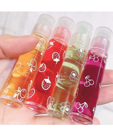  Ericetion Set of 6 moisturizing lip oils lip oil fruit flavor for dry lips long-lasting illuminating lip balm moisturizing clear lip gloss - Buy Online on GoSupps.com