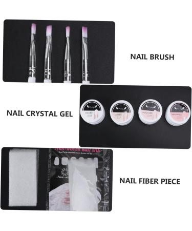 minkissy 1 Set Manicure Extension Set Kit De Manicura Finger Extension Tape Fixed Armour Cards Manicure Accessory Manicure Tool Manicure Brush Nail Suite Abs 59x35cm Assorted Color - Buy Online on GoSupps.com