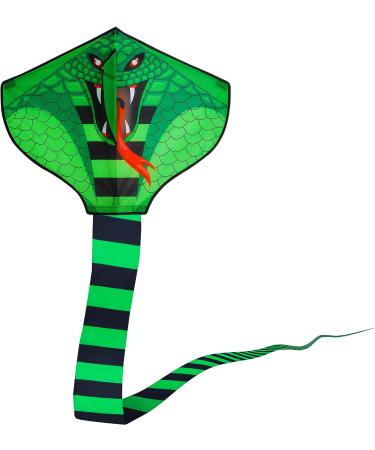 4 Pack Large Fire Dragon, Green Snake, Devil Fish, Red Mollusc Octopus Kites for Outdoor Fun - Perfect for Kids and Adults - Buy Online on GoSupps.com