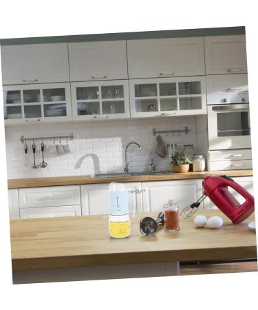 Zerodeko 1pc Oil Can Household Oil Dispenser Kitchen Sauce Holder Glass Oil Pot Seasoning Kettle Oil Container Kitchen Cruet Leakage-proof Oil Bottle Castor Plastic With Handle - Buy Online on GoSupps.com