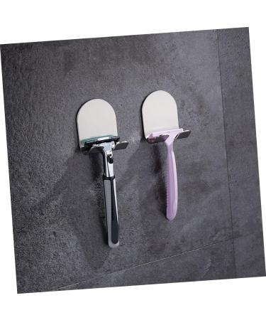 Cabilock Stainless Steel 3-Stage Shaver Holder & Hooks - Durable Razor Rack & Plug-Robe Tool for Men - No Damage Wall Stickers - Buy Online on GoSupps.com