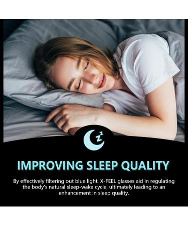 Xfeel Clip On Blue Light Blocking Glasses | Fit Over Prescription Glasses for Men & Women | Ideal for Computer TV and Gaming - Buy Online on GoSupps.com