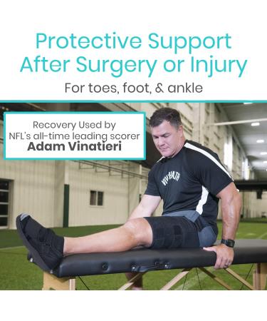 Vive Post Op Shoe - Lightweight Medical Walking Boot with Adjustable Strap | Orthopedic Recovery Cast Shoe for Foot Surgery | Medium Size - Buy Online on GoSupps.com