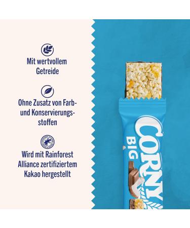 Buy Corna Bar Corny Big Cocos 24x50g - International Shipping Available | Healthy Snack Option - Buy Online on GoSupps.com
