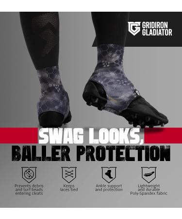 Camo Gridiron Gladiator Cleat Covers - Football, Soccer, Baseball & Softball Spats - Buy Online on GoSupps.com