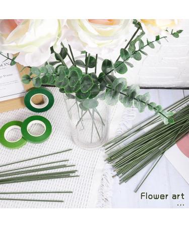 60 Pack 2 Gauge Floral Stems Wire - 16 Inch Green Crafts Wire for Paper Flower, Crochet Projects, DIY Wreath Making - Artificial Flower Stems Supplies - Buy Online on GoSupps.com