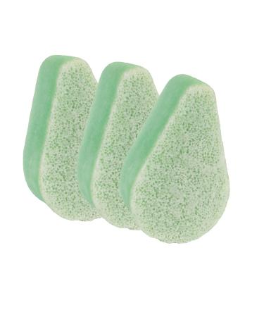 Spongeables Anti-Cellulite Body Wash in a Sponge, Reduce The Appearance of Cellulite Moisturizer and Exfoliator for The Body, Apple, 3 Pack Apple 3 Count