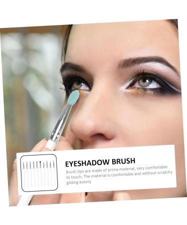 BIUDECO 10pcs Eye Shadow Brush Lash Boxes Packaging Cleaning Lip Brush Lipstick Wands Applicator - Buy Online on GoSupps.com