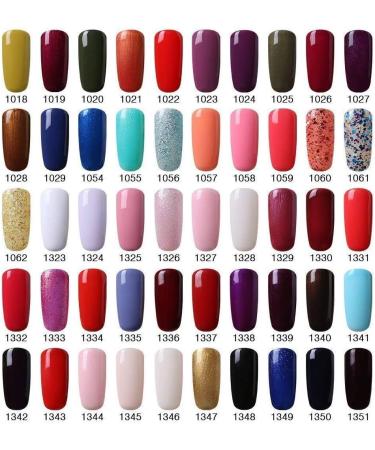 Vishine Gelpolish Professional Manicure Salon UV LED Soak Off Gel Nail Polish Varnish Color Glitter Pink(1353) - Buy Online on GoSupps.com