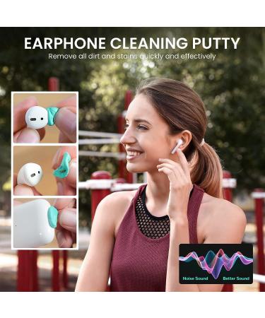 MUIIGOOD Airpods Cleaner Kit - Earbud Cleaning Putty, Pen, Brush, Microfiber Cloth - 221 Pcs for Airpods Pro/1/2/3, Phone, Camera, Hearing Aids - Buy Online on GoSupps.com