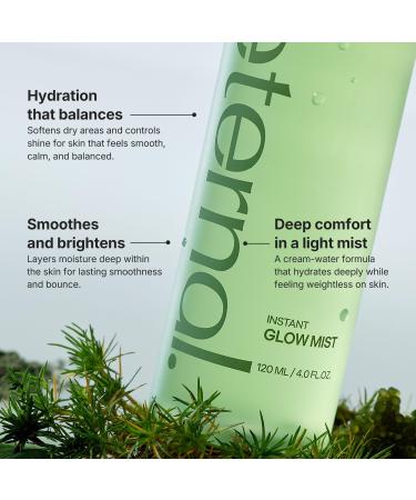 Coeternal Instant Glow Mist Hydrating Lightweight Korean Face Mist with Algae 11 Niacinamide and Turmeric root Moisturizing Spray for Dewy Glass Skin For Dry or Sensitive Skin 120ml / 4.0 fl.oz. - Buy Online on GoSupps.com