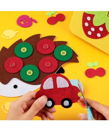 40Pcs 8x12 DIY Craft Felt Sheets - 1mm Thick Non-Woven Fabric for Patchwork, School Projects & Decoration in 40 Assorted Colors - Buy Online on GoSupps.com