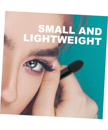 Outanaya 100pcs Mini Eyeshadow Swab Lipstick Brush Applicator Eyelash Spoolie Lip Balm Brush Plastic Black - Buy Online on GoSupps.com