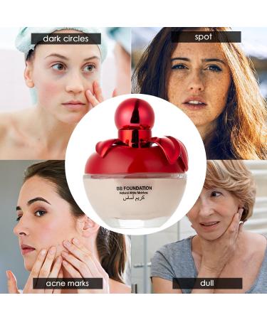 Liquid Foundation Makeup Full Coverage Makeup Liquid FoundationNongreasy Breathable Sweatproof Long Lasting Nourishing Oil Control Moisturizing Yunfang - Buy Online on GoSupps.com