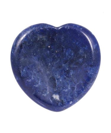 Kyeygwo blue dot stone Reiki healing crystal worry heart thumb stone pocket palm pocket stones worry stone massage stones for meditation stress dismantle hand -flattering decompression blue (blue dot stone)