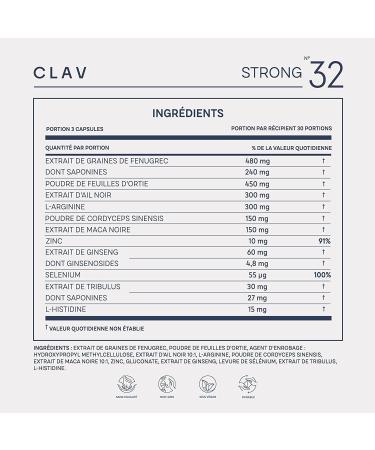 STRONG - Complex Black Maca with Tribulus Terrestris Codyceps Sinensis L-Arginine Black Garlic Fenugreek Ginseng Zinc & Selenium - 90 Capsules - Testosterone Man Booster - Buy Online on GoSupps.com